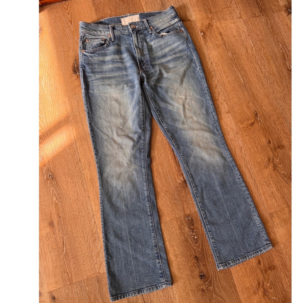 Mother Superior The Insider Ankle Jeans Sacred Wash Blue Size‎ 26